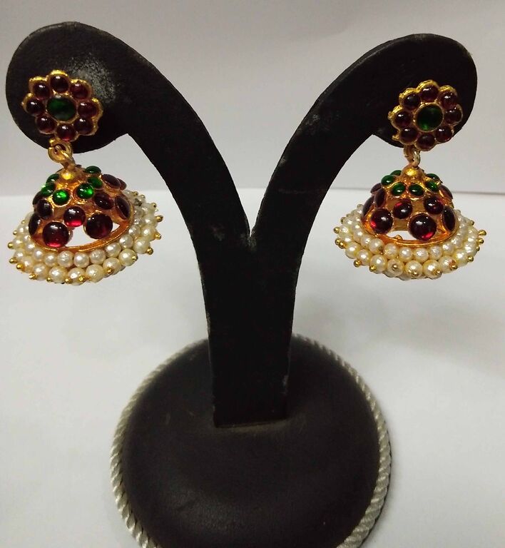 Temple Medium Earring - bharatanatyam world