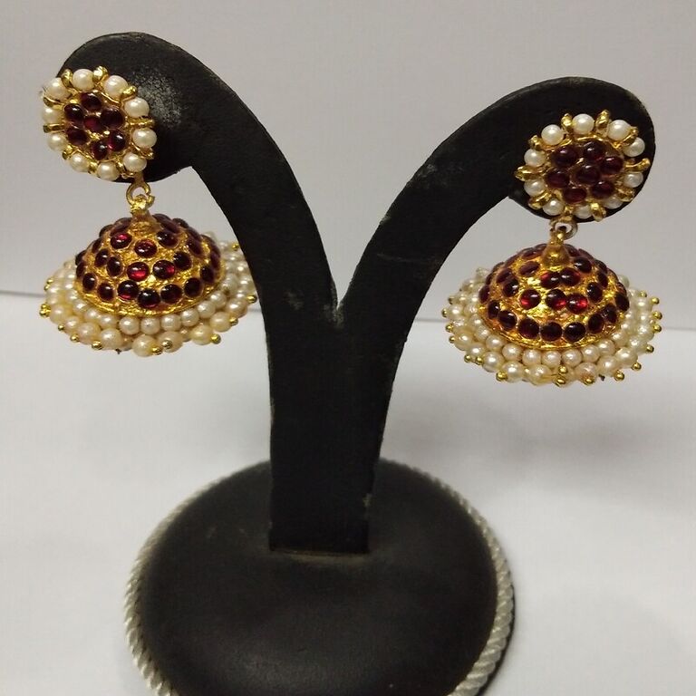 Bollywood Oxidized Silver Gold Traditional Jhumka Jhumki Indian Big Long  Tassel Earrings For Women Wedding Afghan Tribal Jewelry From Idealway, $1.2  | DHgate.Com